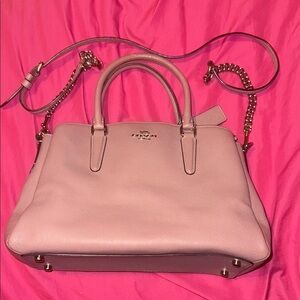 Coach Pink Leather Handbag